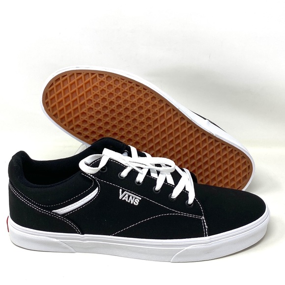 💖MEGA SALE💖VANS Seldan Canvas Black Casual  Women’s   Low Top VN0A4TZE187 - Picture 8 of 10